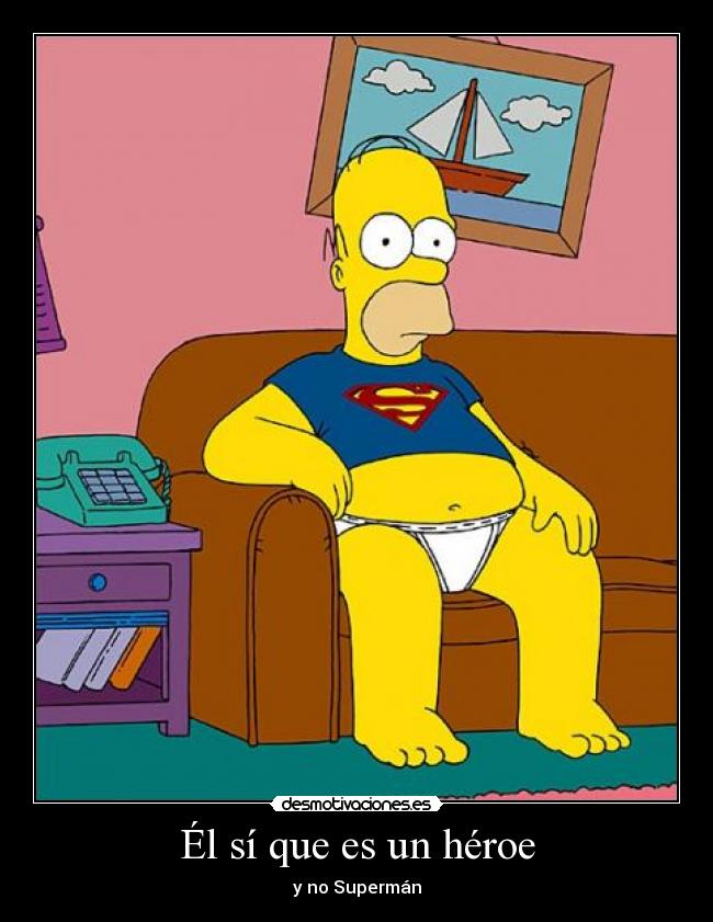 Él sí que es un héroe - y no Supermán