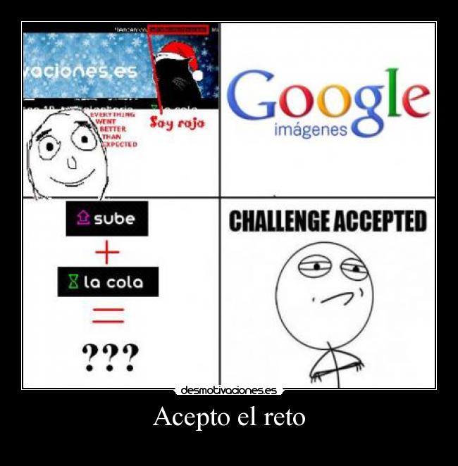 Acepto el reto -