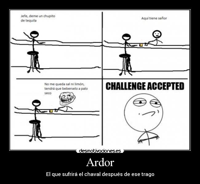 carteles sal limon trollface reto aceptado desmotivaciones