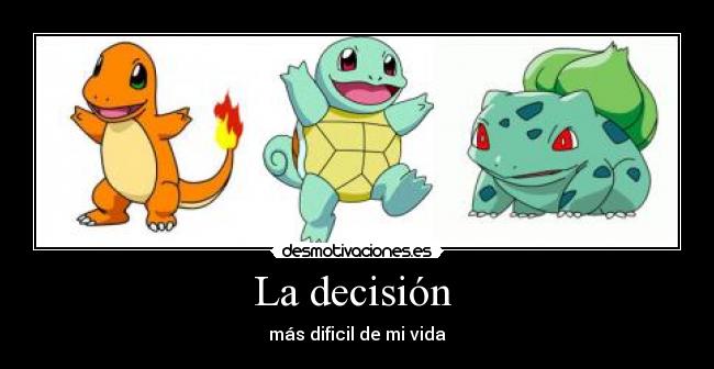 carteles pokemos eleccion desmotivaciones