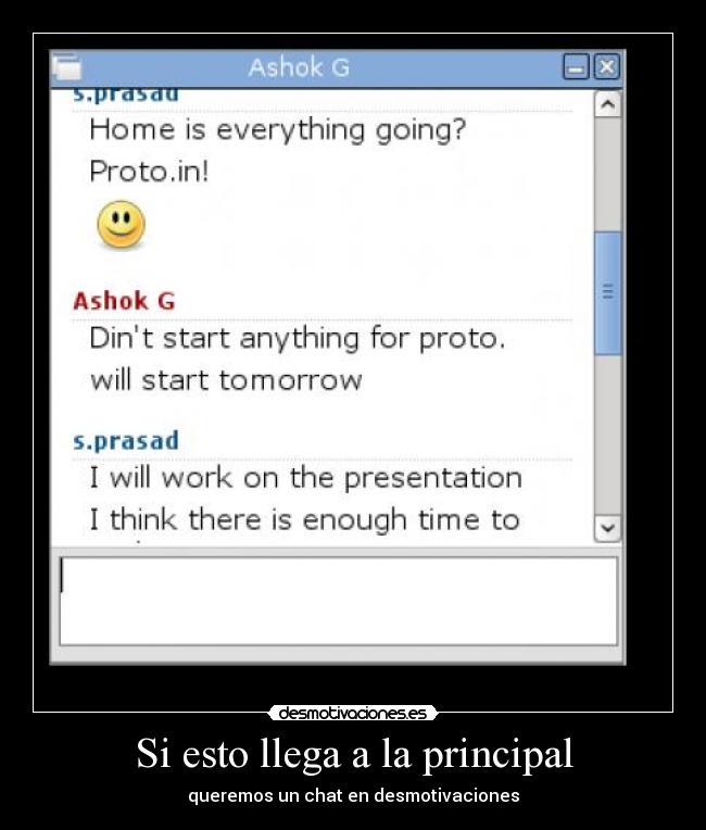 Si esto llega a la principal - 