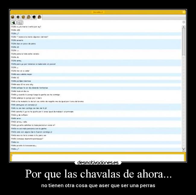 Por que las chavalas de ahora... - 