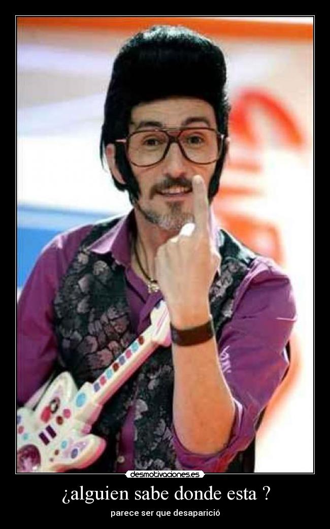 ¿alguien sabe donde esta ? - 