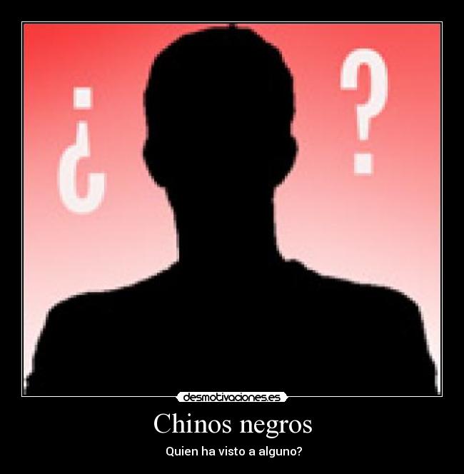 Chinos negros - 