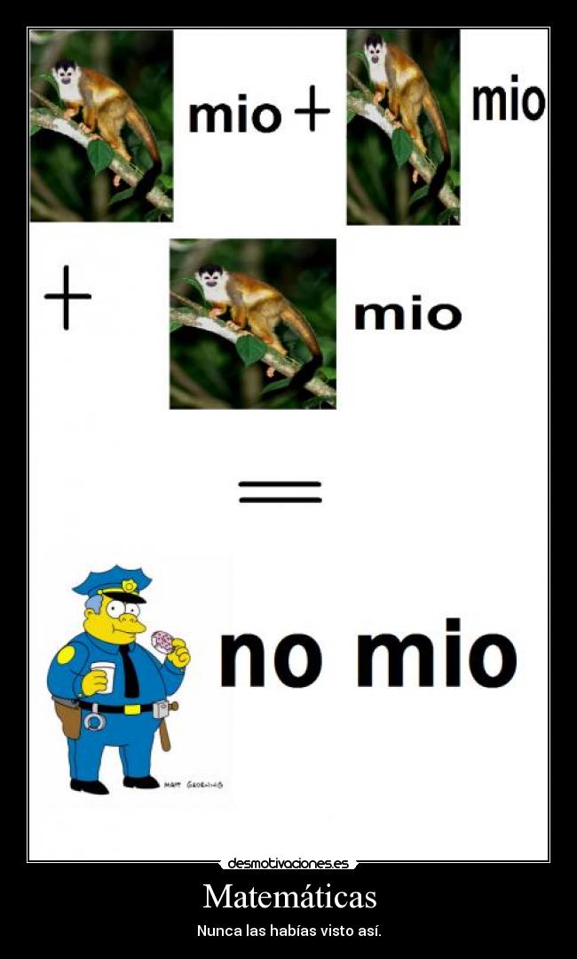 Matemáticas - Nunca las habías visto así.