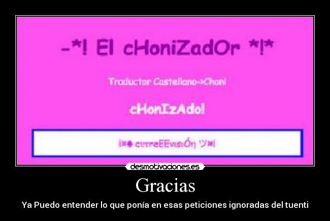 Gracias -