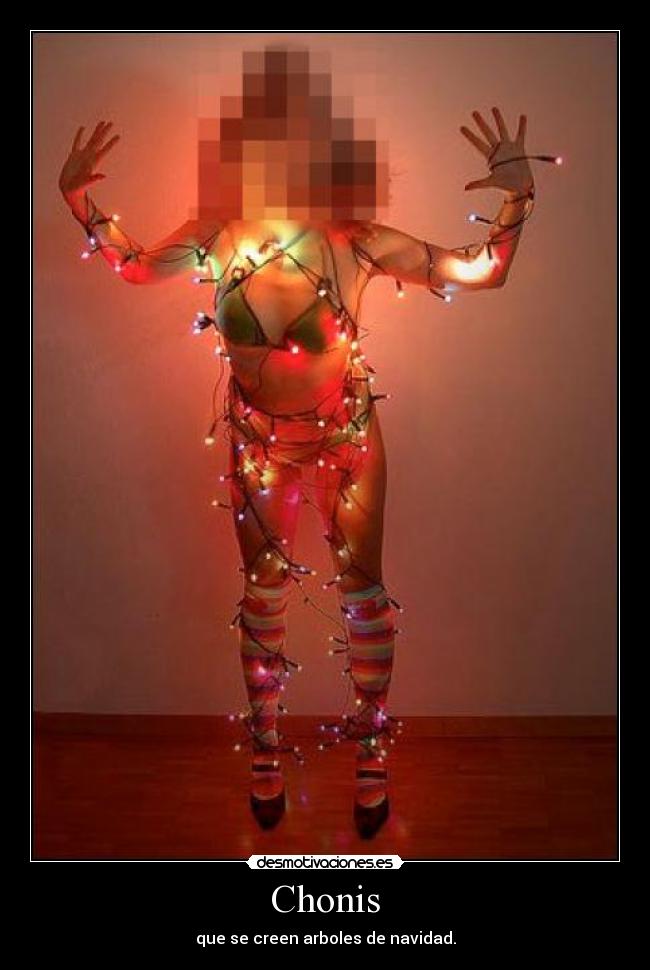 Chonis - que se creen arboles de navidad.