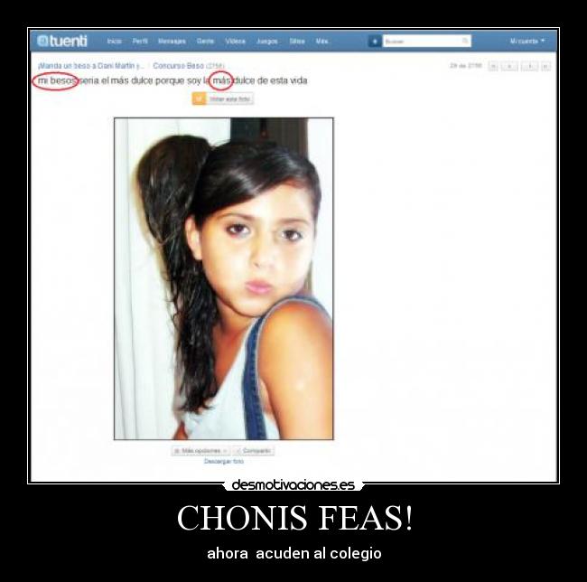carteles chonis feas colegio escuela desmotivaciones