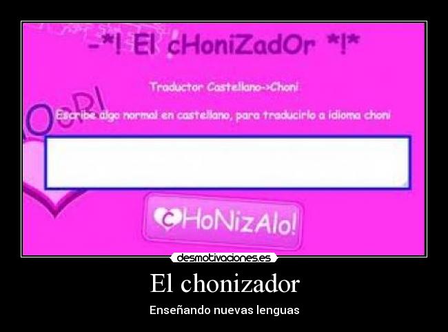 El chonizador - 