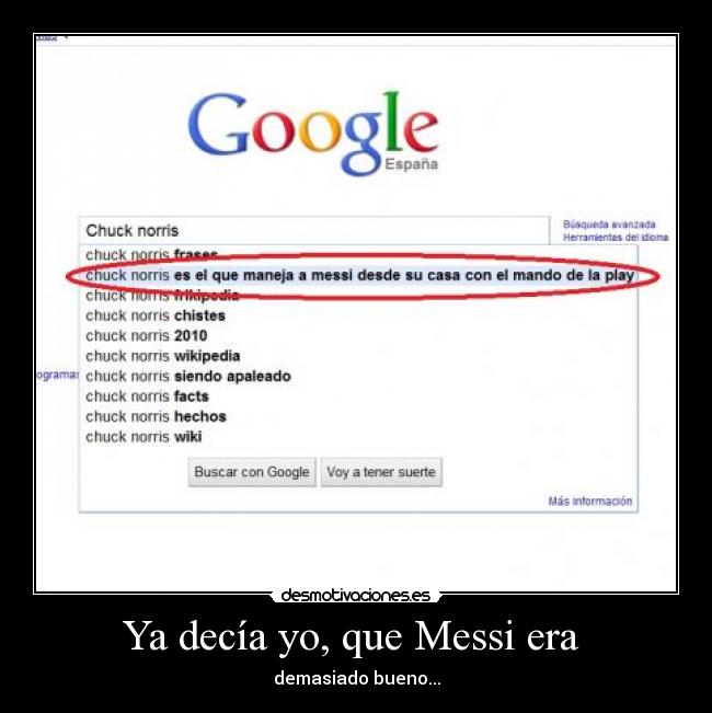 carteles chuck norris messi desmotivaciones