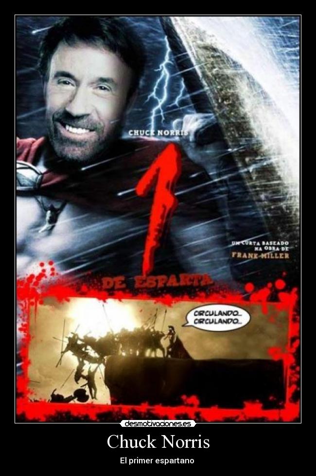carteles chuck norris 300 desmotivaciones