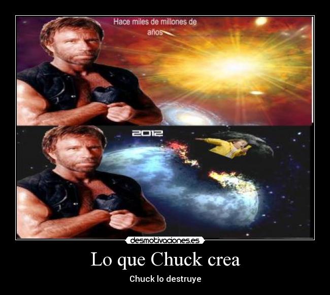 Lo que Chuck crea -
