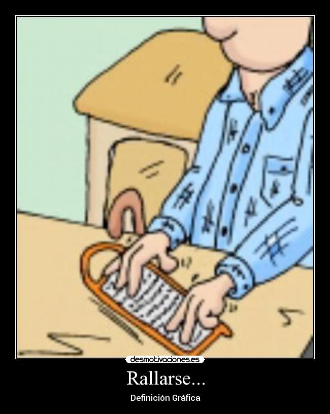 Rallarse... -