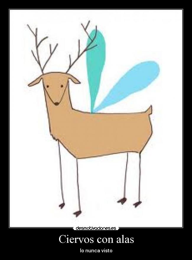 Ciervos con alas - 