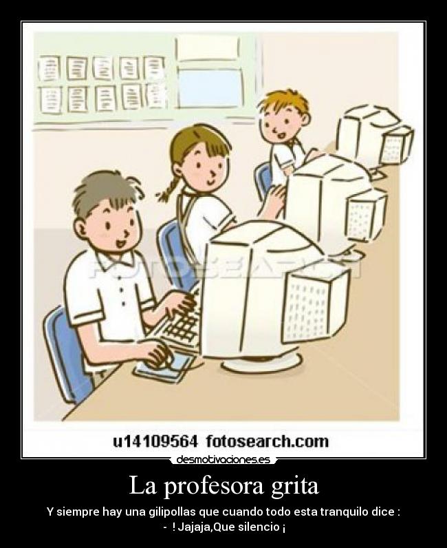 La profesora grita - 