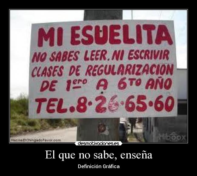 carteles definicion grafica desmotivaciones