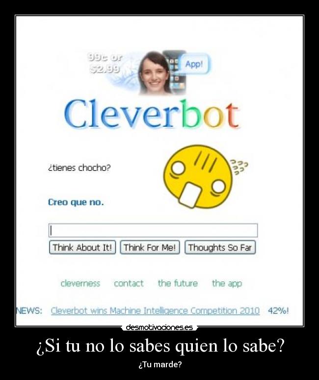 ¿Si tu no lo sabes quien lo sabe? - 