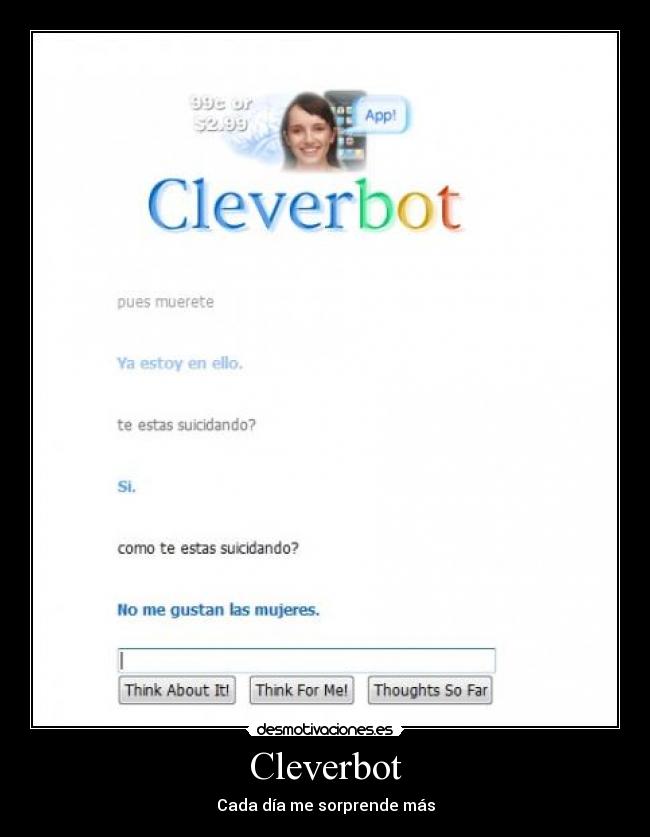 Cleverbot - Cada día me sorprende más