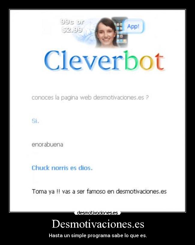Desmotivaciones.es - Hasta un simple programa sabe lo que es.