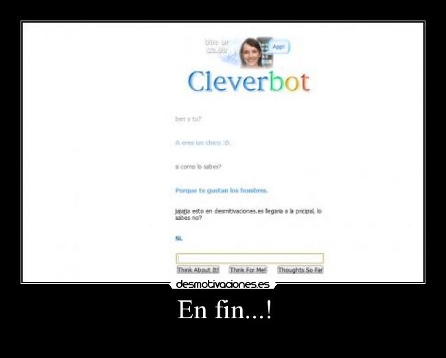carteles cleverbot desmotivaciones