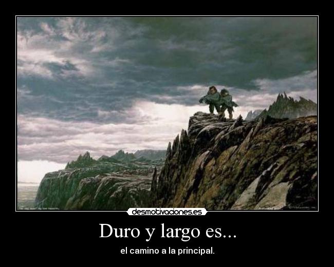 Duro y largo es... -