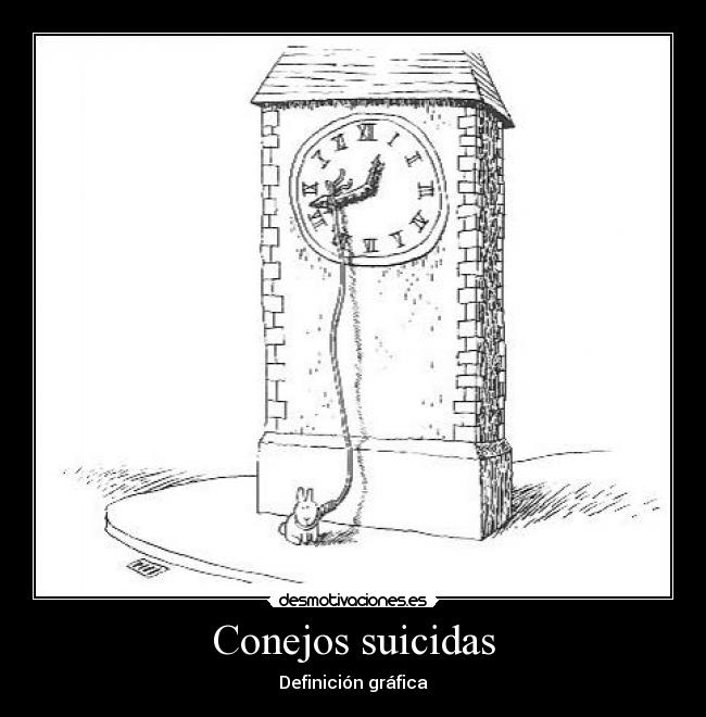 Conejos suicidas - Definición gráfica