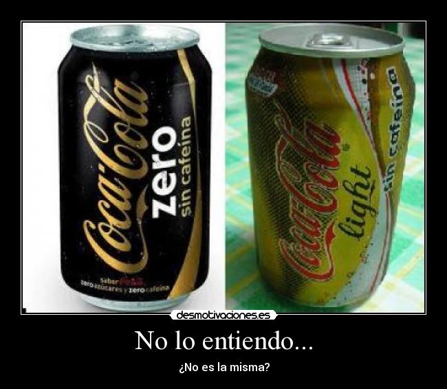 No lo entiendo... -