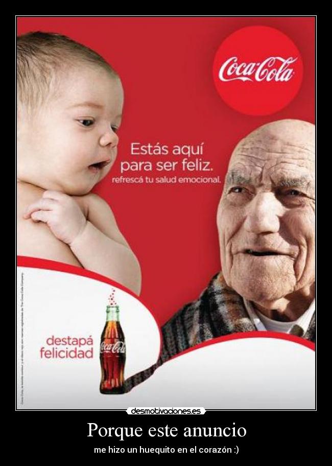 Porque este anuncio -