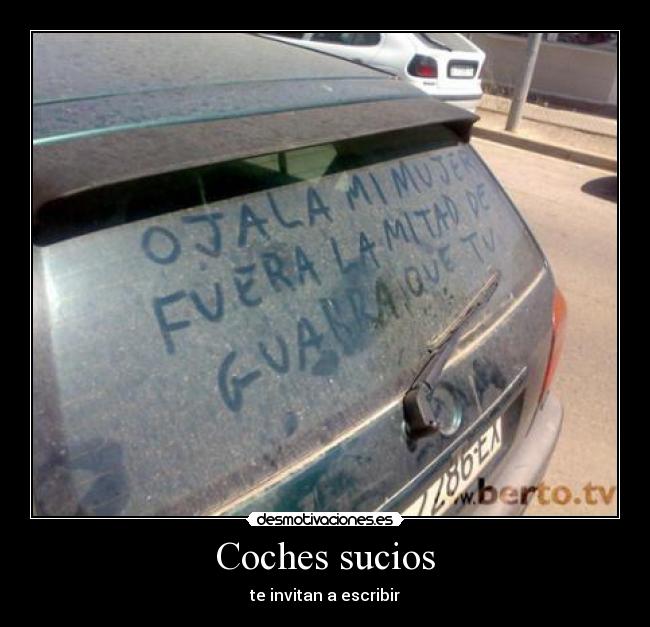 Coches sucios -