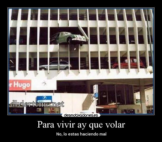 Para vivir ay que volar - No, lo estas haciendo mal