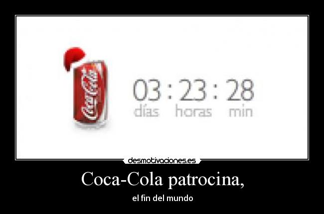 Coca-Cola patrocina, -