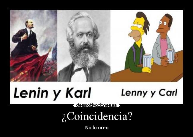 ¿Coincidencia? - No lo creo