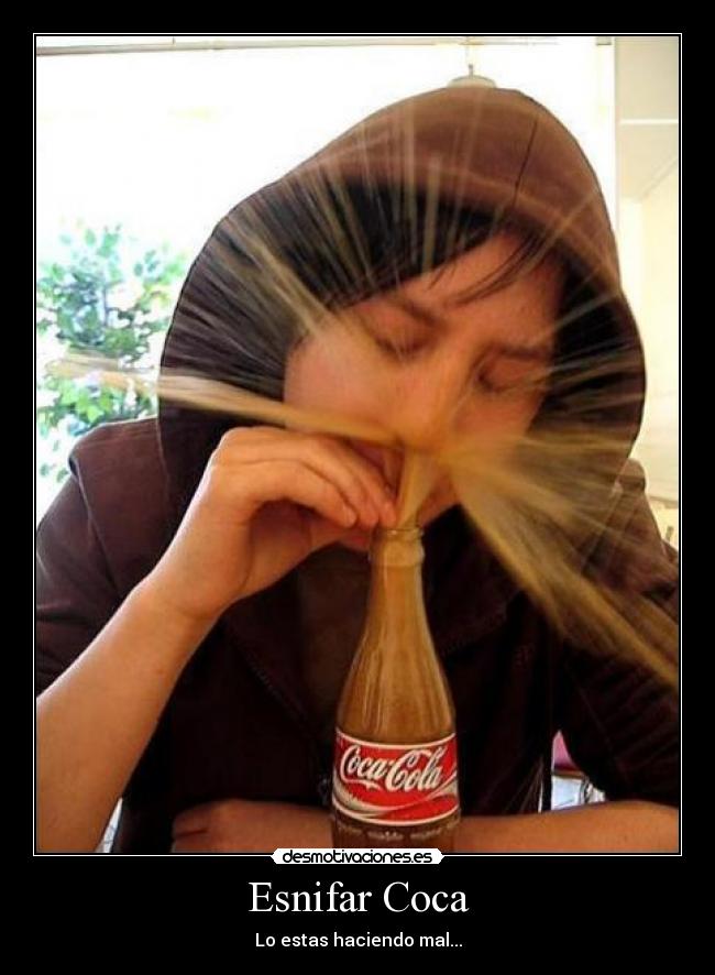 Esnifar Coca -