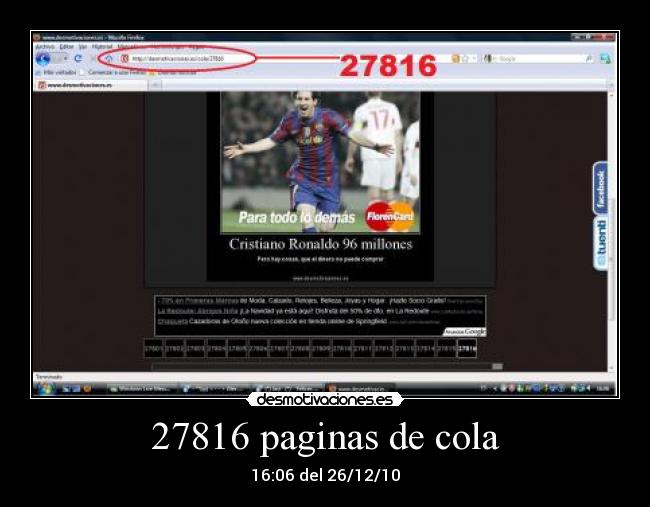 27816 paginas de cola - 