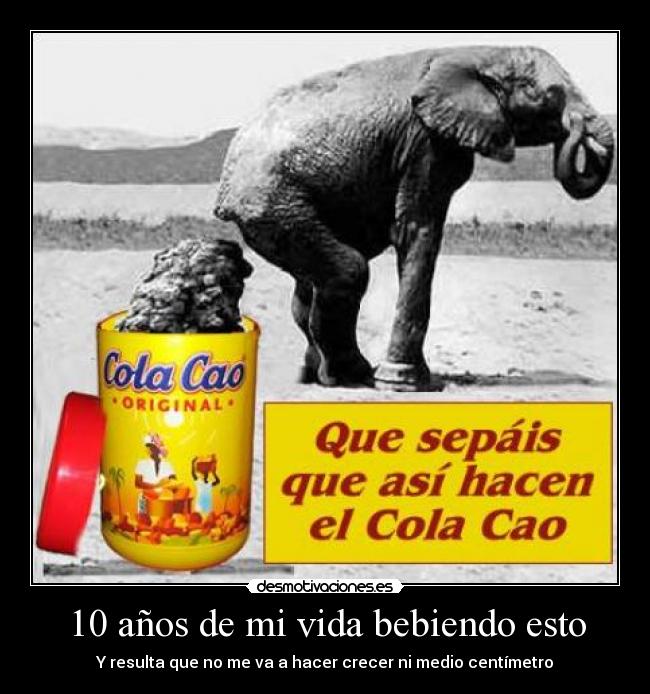 10 años de mi vida bebiendo esto -
