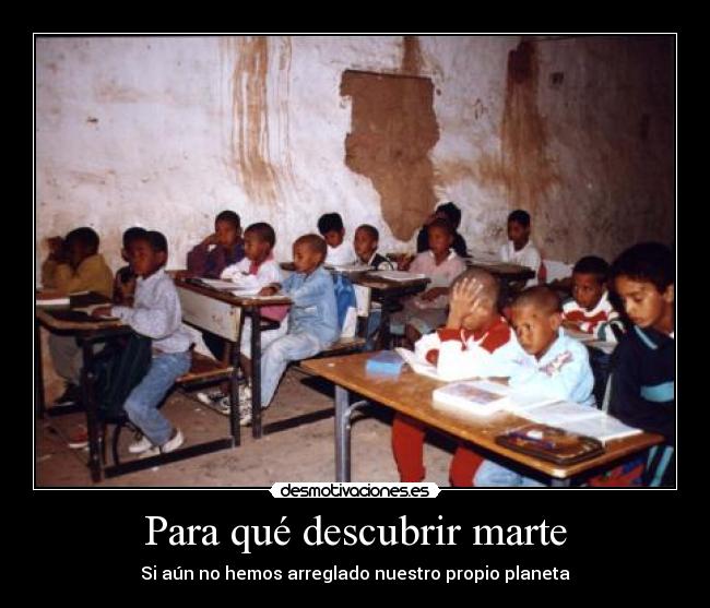 Para qué descubrir marte -