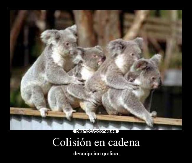 Colisión en cadena - 