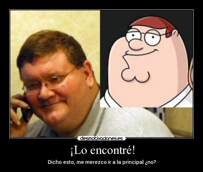 ¡Lo encontré! - Dicho esto, me merezco ir a la principal ¿no?