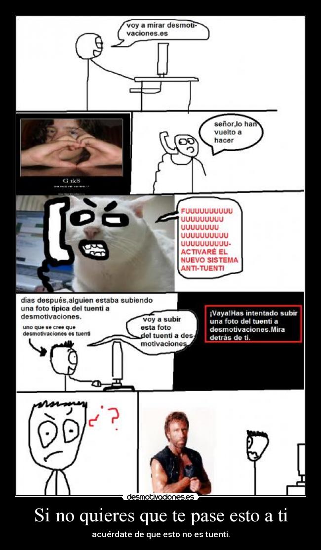 Si no quieres que te pase esto a ti -