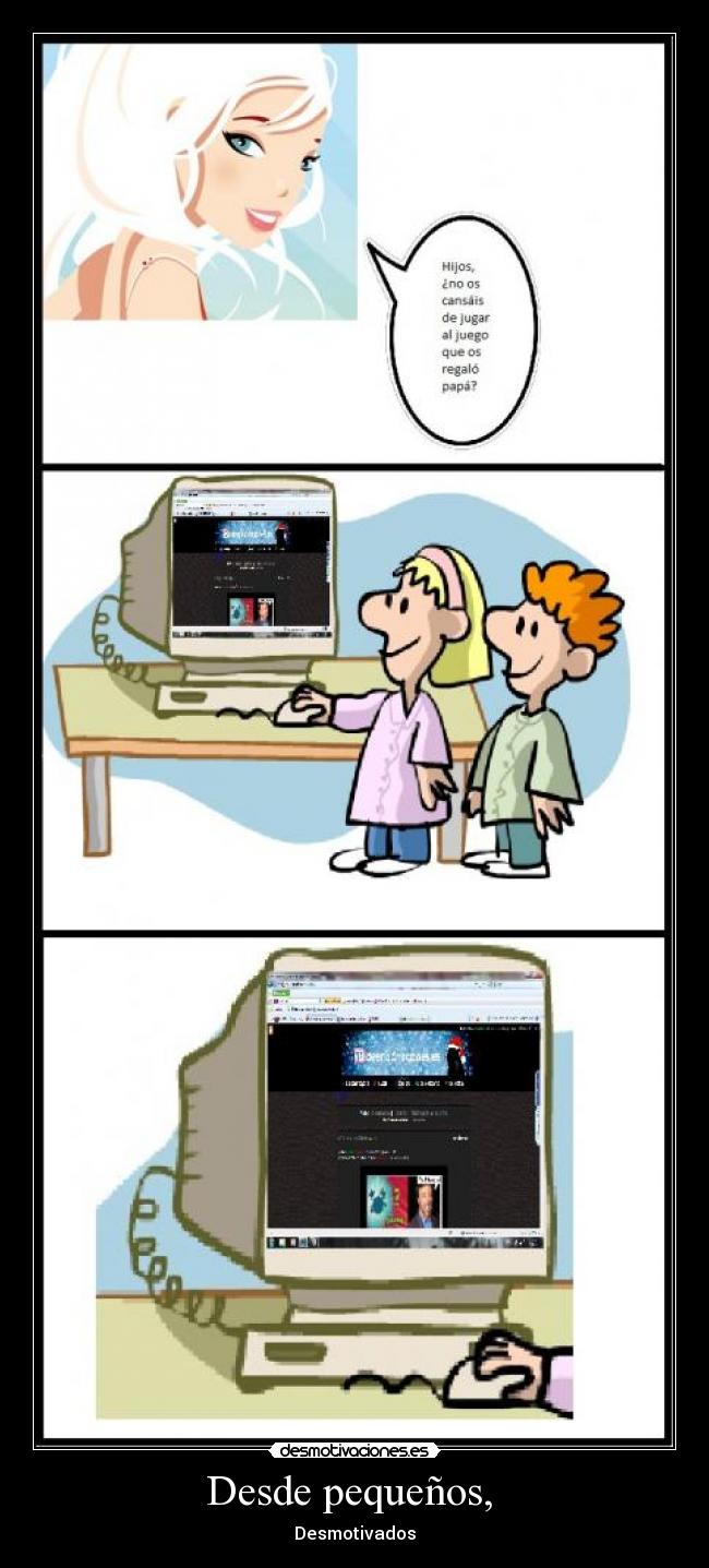 carteles desmotivado desmotivacion motivado pequeno nino enano infancia adolescente edad ordenado desmotivaciones
