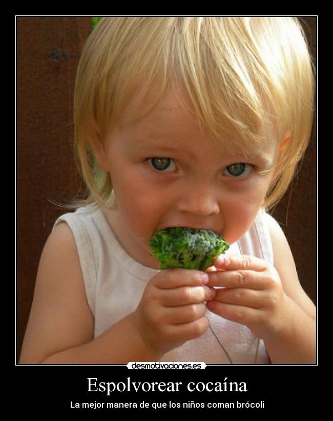 Espolvorear cocaína -