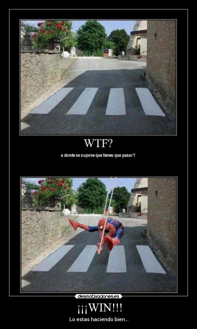 ¡¡¡WIN!!! - Lo estas haciendo bien...