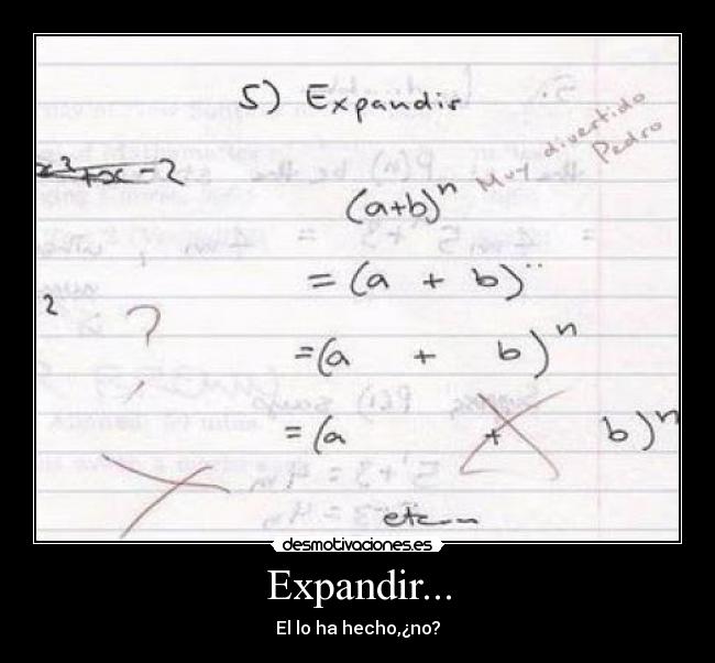 Expandir... - El lo ha hecho,¿no?