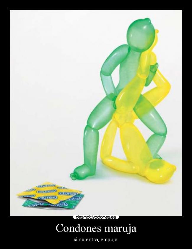 carteles condones desmotivaciones