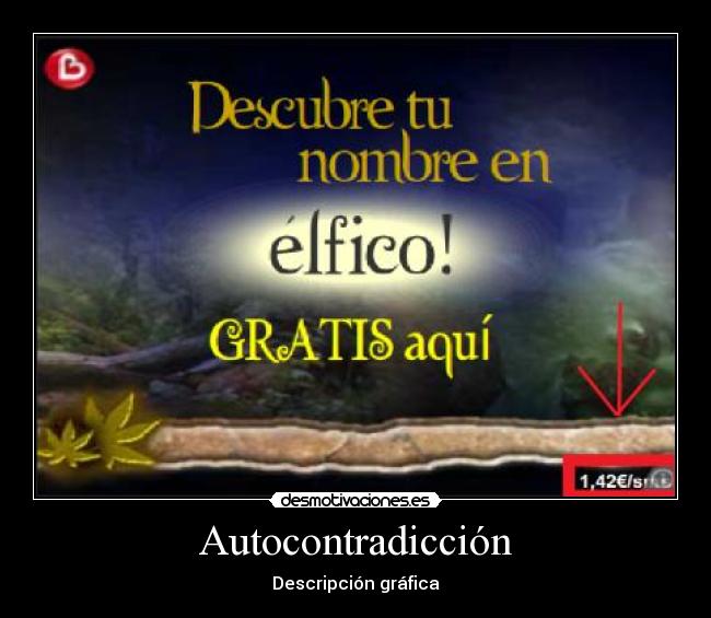 Autocontradicción - Descripción gráfica