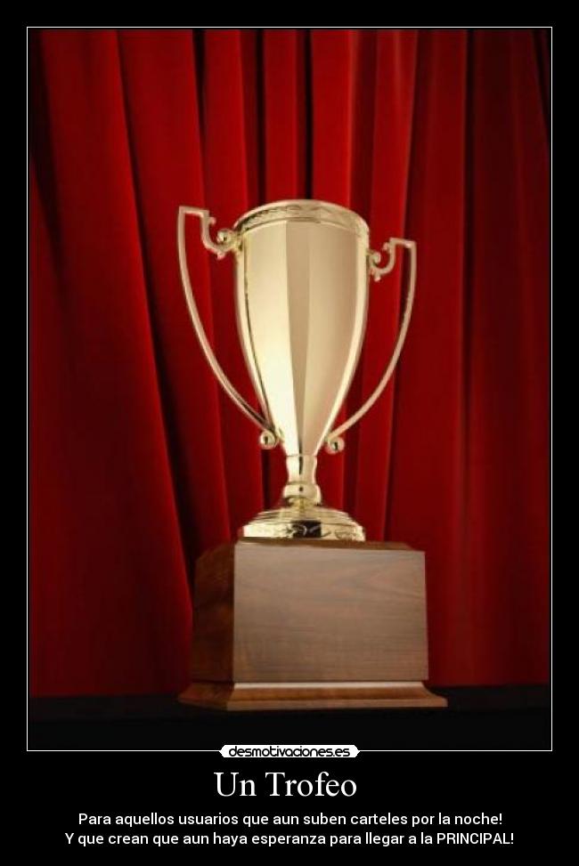Un Trofeo -