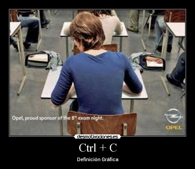 Ctrl + C -
