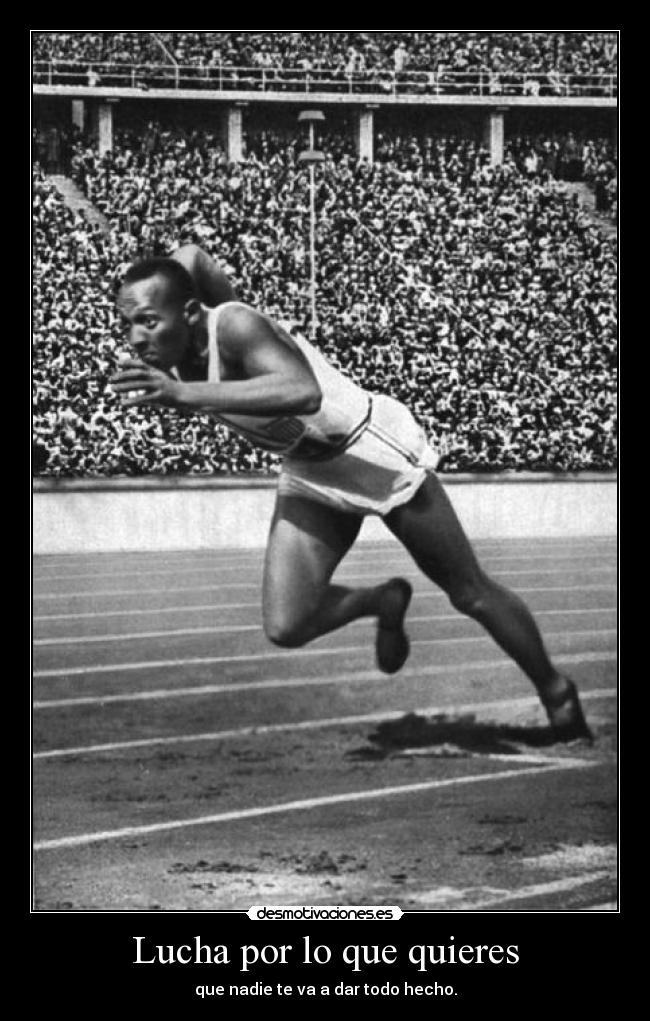 Lucha por lo que quieres -