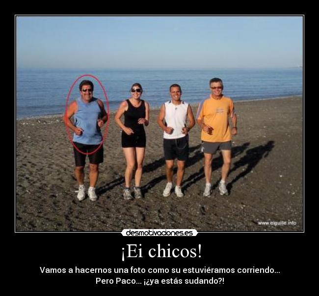 carteles playa paco sudar desmotivaciones