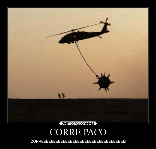 CORRE PACO -